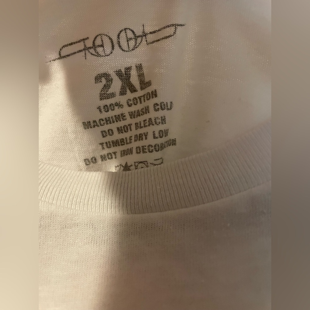 TOOL band 'Olympic / L.A.' White T-Shirt | Ladies 2XL - Picture 2 of 4